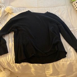 Black super soft sweatshirt